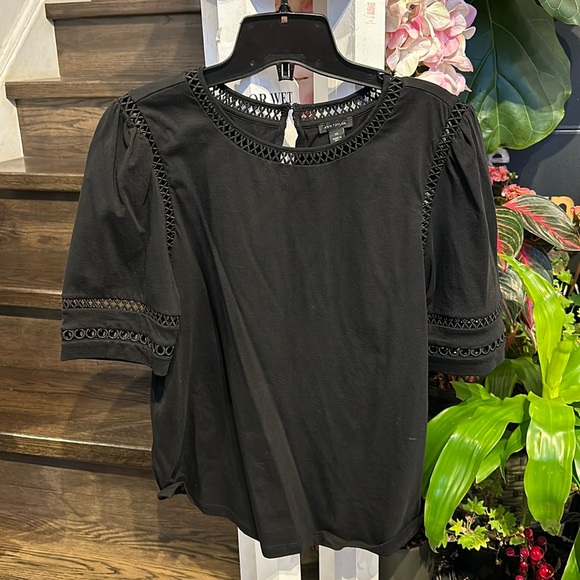 Ann Taylor Black Shirt - Picture 1 of 1